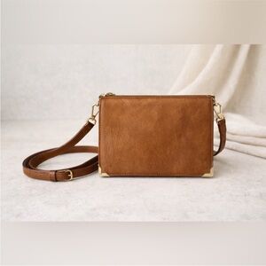 NWT Urban Expressions Aleda Wallet Clutch in Cognac